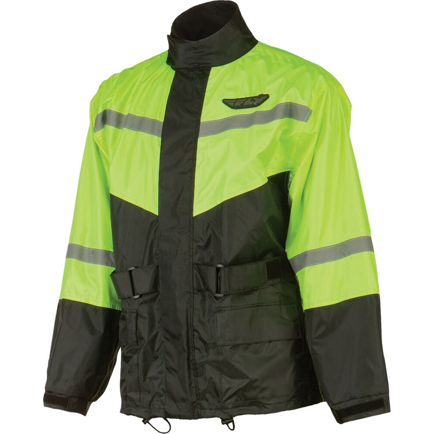 Fly Racing 2-Piece Rain Suit - Black/Hi-Vis - 2XL [MPN: 479-80182X]_1135331