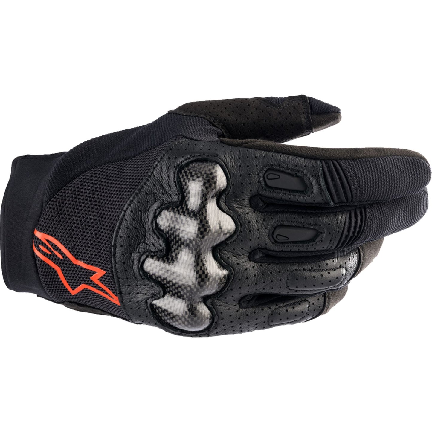 Alpinestars Megawatt Gloves - Black/Fluorescent Red - 2X-Large [MPN: 3565023-1030-XXL]_2564358