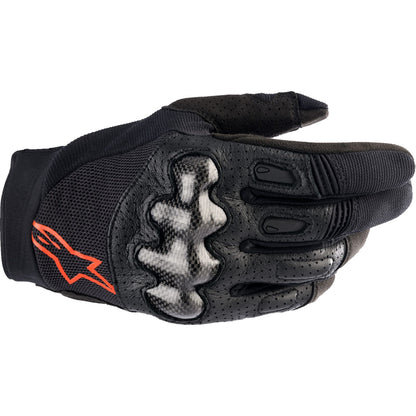 Alpinestars Megawatt Gloves - Black/Fluorescent Red - 2X-Large [MPN: 3565023-1030-XXL]_2564358