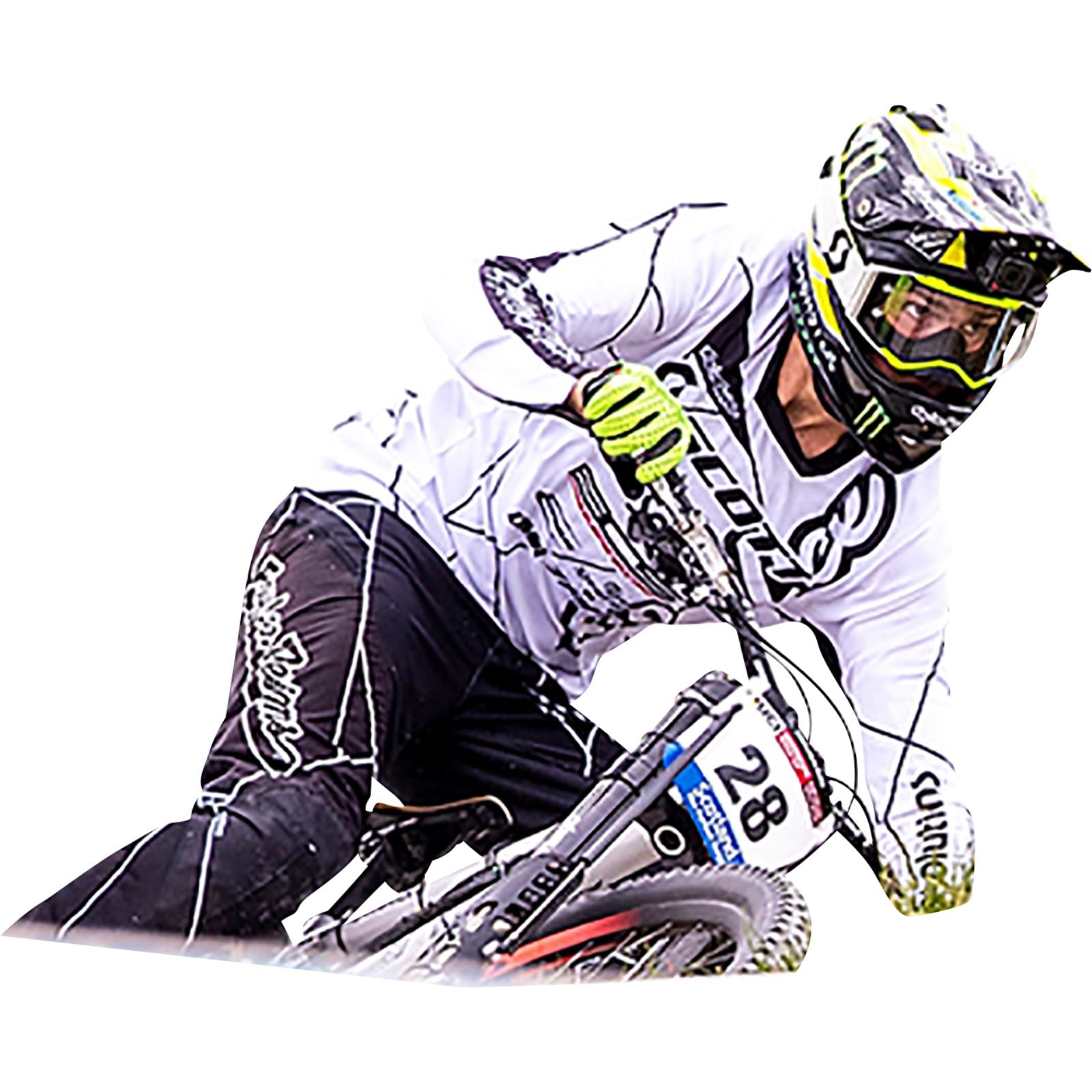 Scott Fury Goggles - Camo/Grey/Yellow/Silver Chrome Works 272828-7429269_1142350