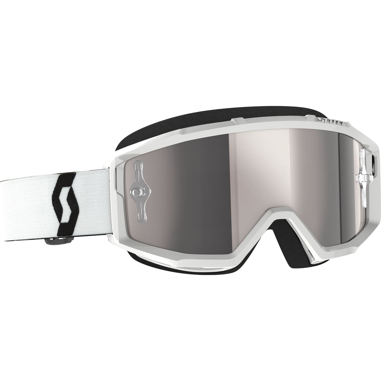 Scott Primal Goggles - White/Silver Chrome Works 278597-0002269_933683
