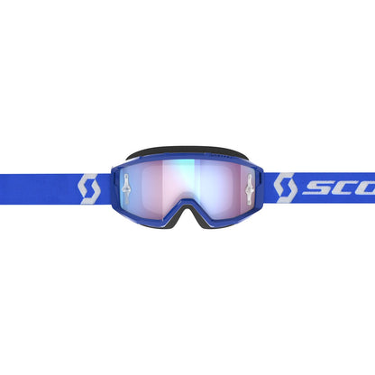 Scott Primal Goggles - Blue/White/Blue Chrome Works 278597-1006349_933691