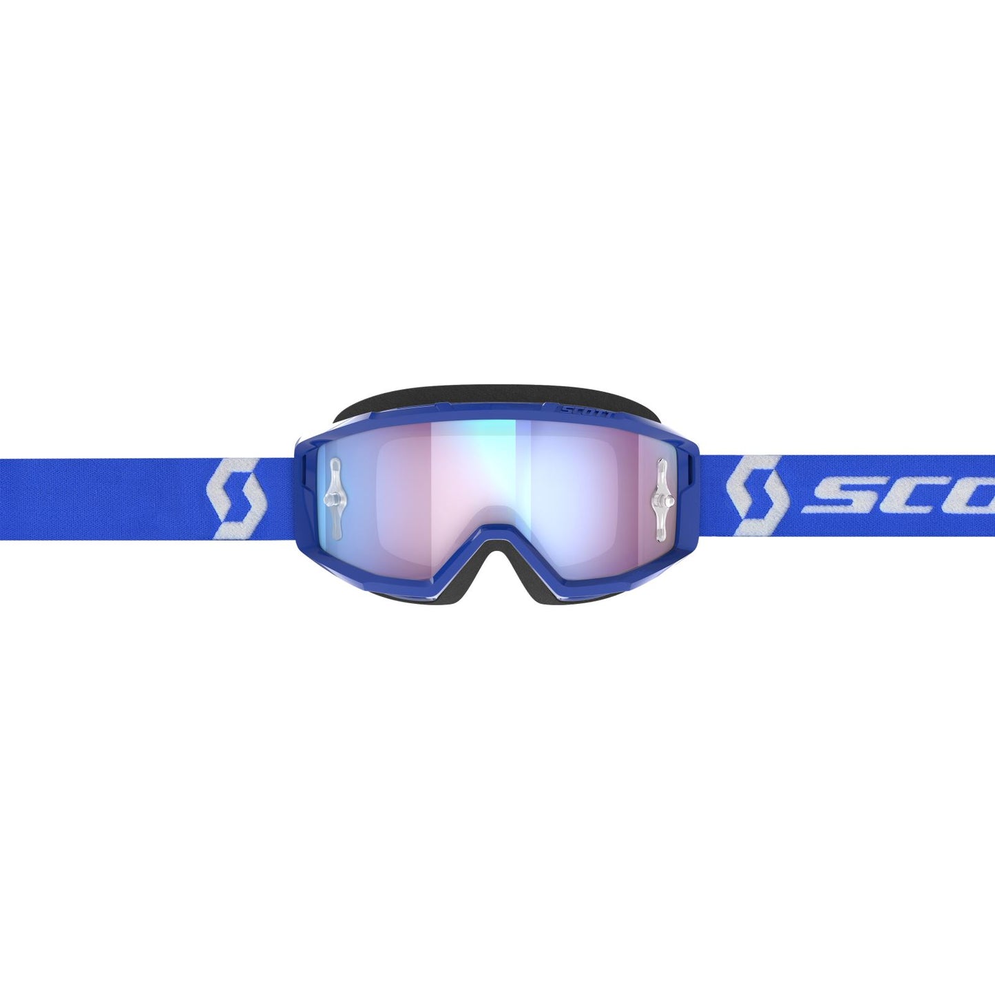 Scott Primal Goggles - Blue/White/Blue Chrome Works 278597-1006349_1142433