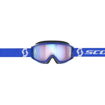 Scott Primal Goggles - Blue/White/Blue Chrome Works 278597-1006349_1142433