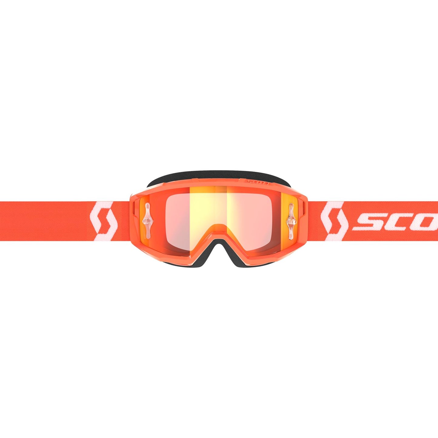 Scott Primal Goggles - Orange/White/Orange Chrome Works 278597-1362280_933700