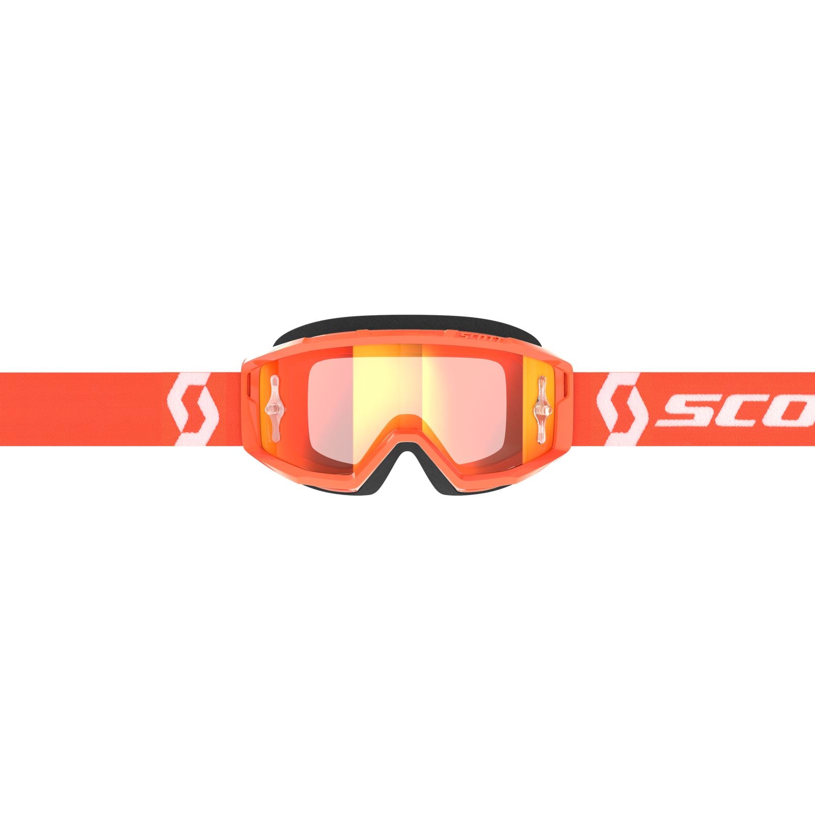 Scott Primal Goggles - Orange/White/Orange Chrome Works 278597-1362280_1142443