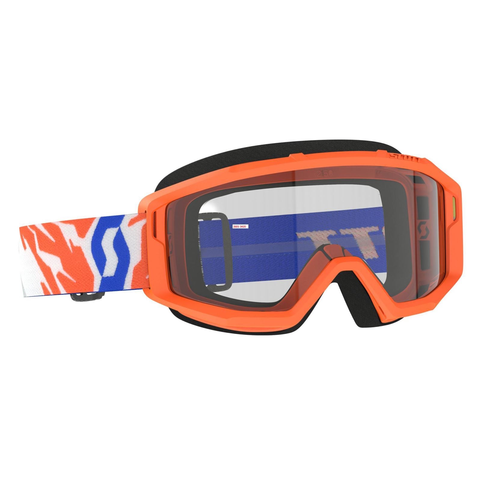 Scott Primal Youth Goggles - Orange/Clear 403026-0036043_1142491