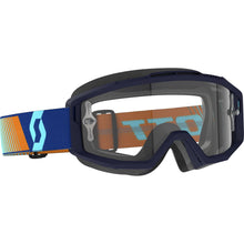 Scott Split OTG Goggles - Royal Blue/Orange/Clear Works 285537-7436113_933610