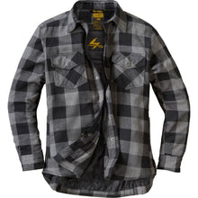 ScorpionEXO Covert Women's Flannel Riding Shirt - Black/Grey XS OPEN BOX [MPN: 52201-2]_2395468