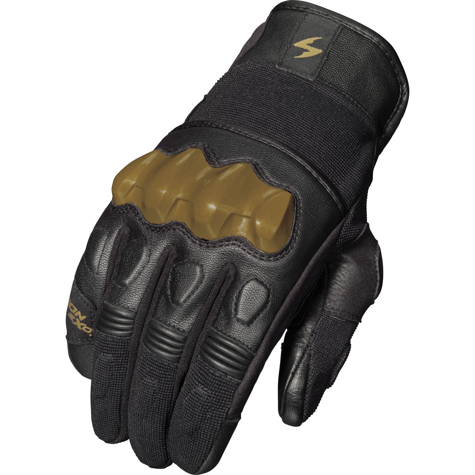 ScorpionEXO Hybrid Air Gloves - Black/Gold - 2XL OPEN BOX [MPN: G40-087]_2583165