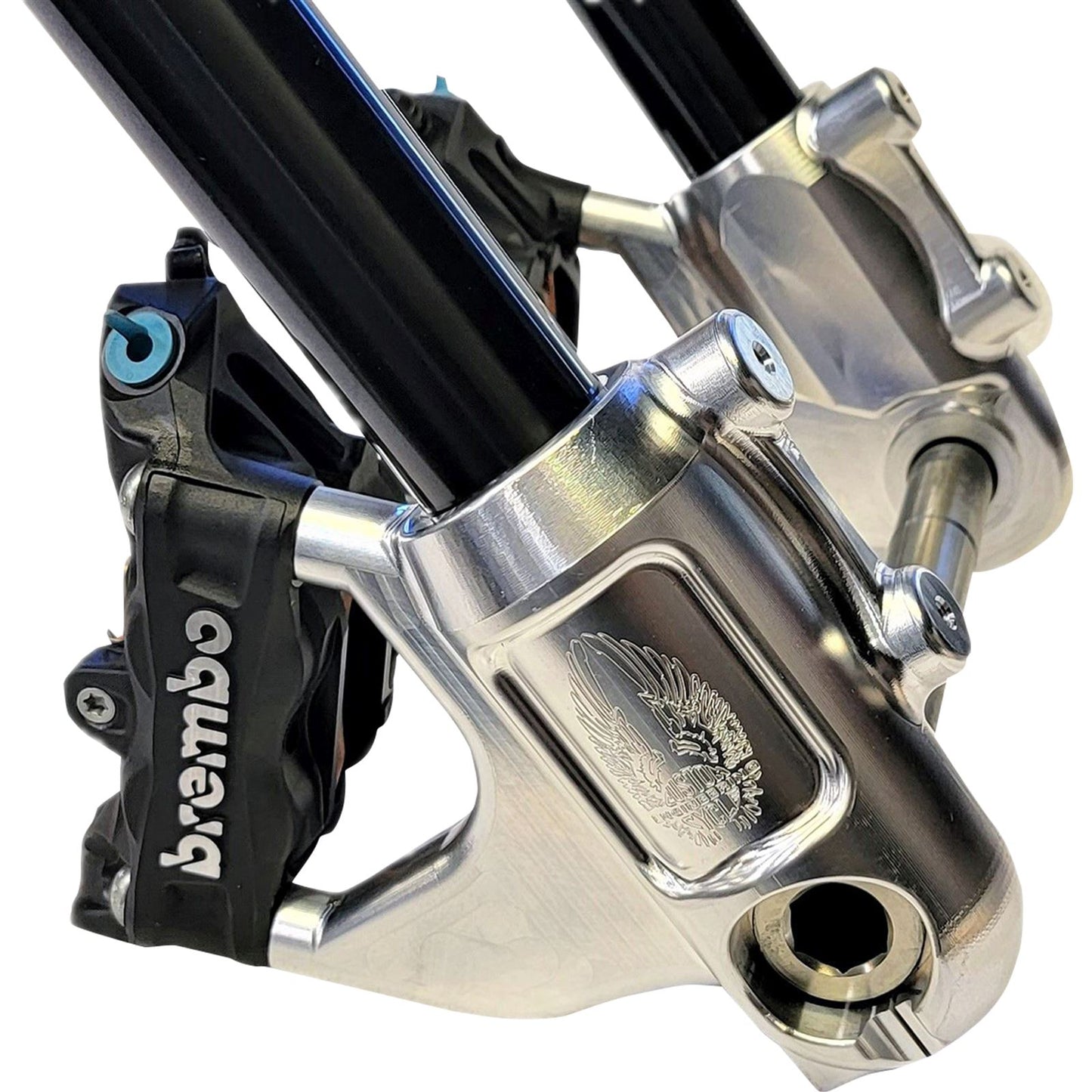 Custom Cycle Radial Brake Caliper Brackets Compatible with Harley-Davidson FX [MPN: CCERB43]_1103709