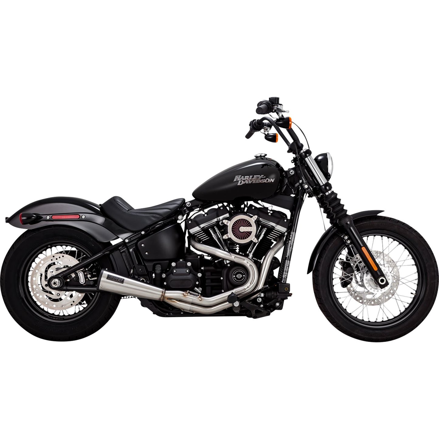 Vance And Hines Stainless 2-into-1 Upsweep Exhaust System - Brushed 27323_934449