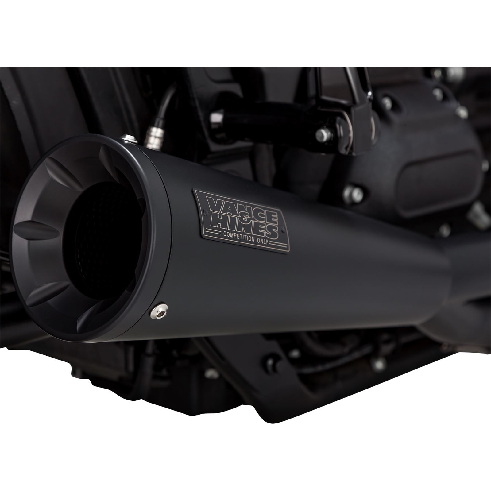 Vance And Hines Stainless 2-into-1 Upsweep Exhaust System - Black 47323_1096863