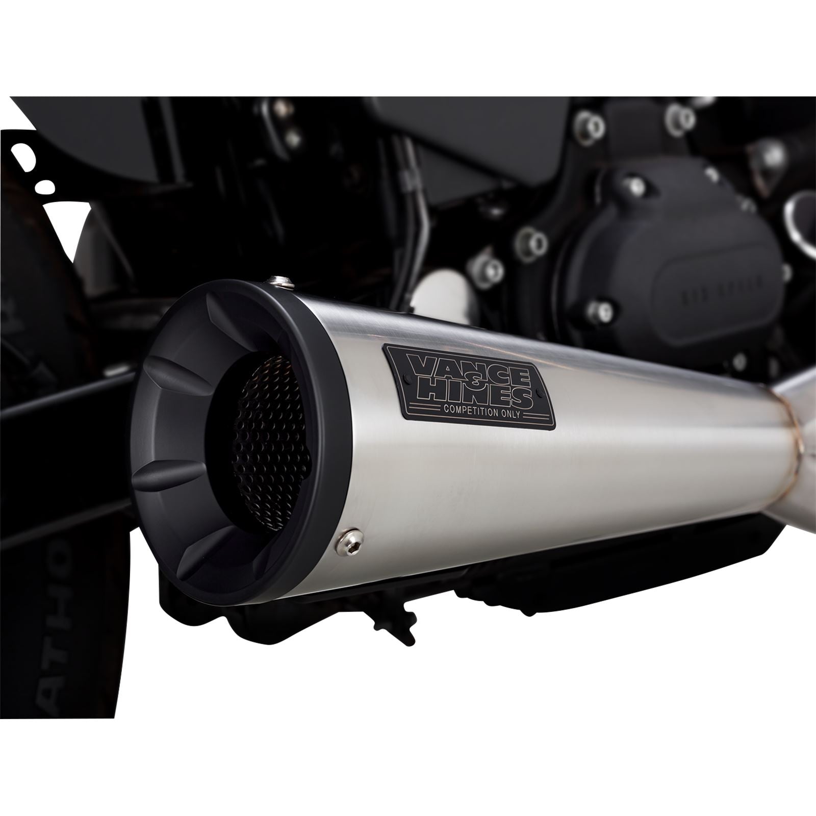 Vance And Hines Stainless 2-into-1 Upsweep Exhaust System - Brushed 27325_934455