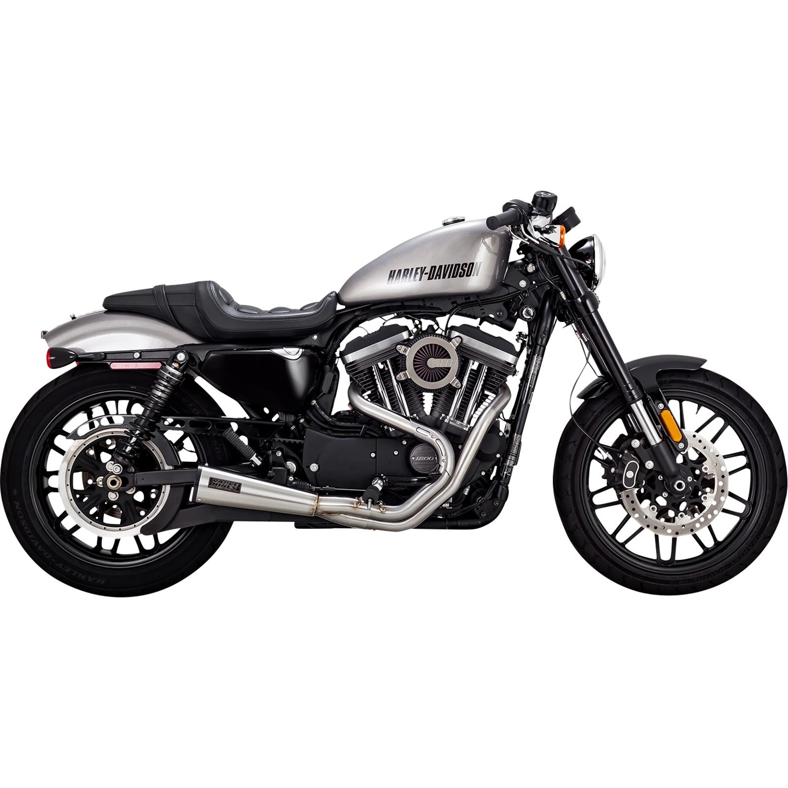 Vance And Hines Stainless 2-into-1 Upsweep Exhaust System - Brushed 27327_934458