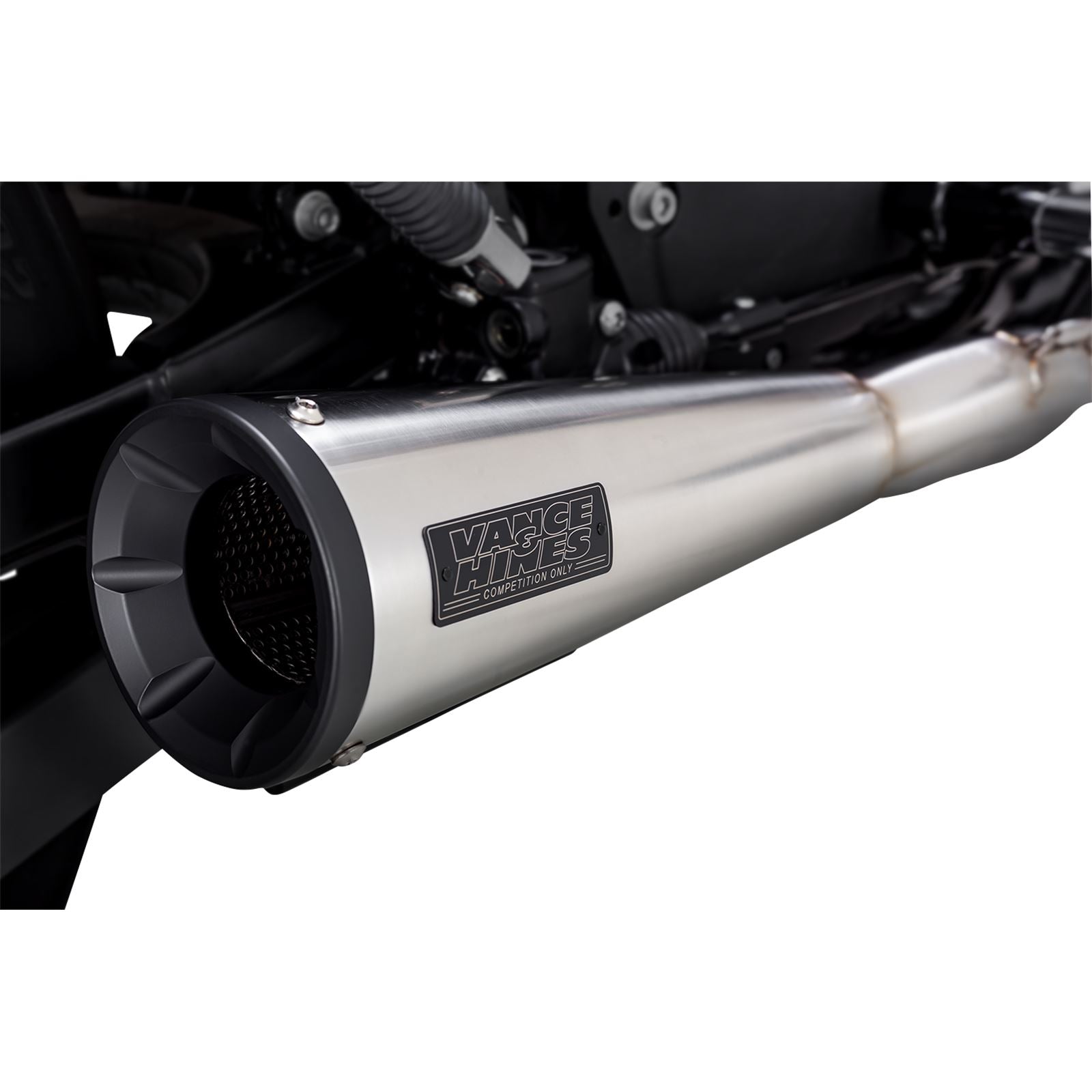 Vance And Hines Stainless 2-into-1 Upsweep Exhaust System - Brushed 27327_1096840
