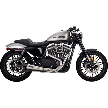 Vance And Hines Stainless 2-into-1 Upsweep Exhaust System - Brushed 27327_1096820