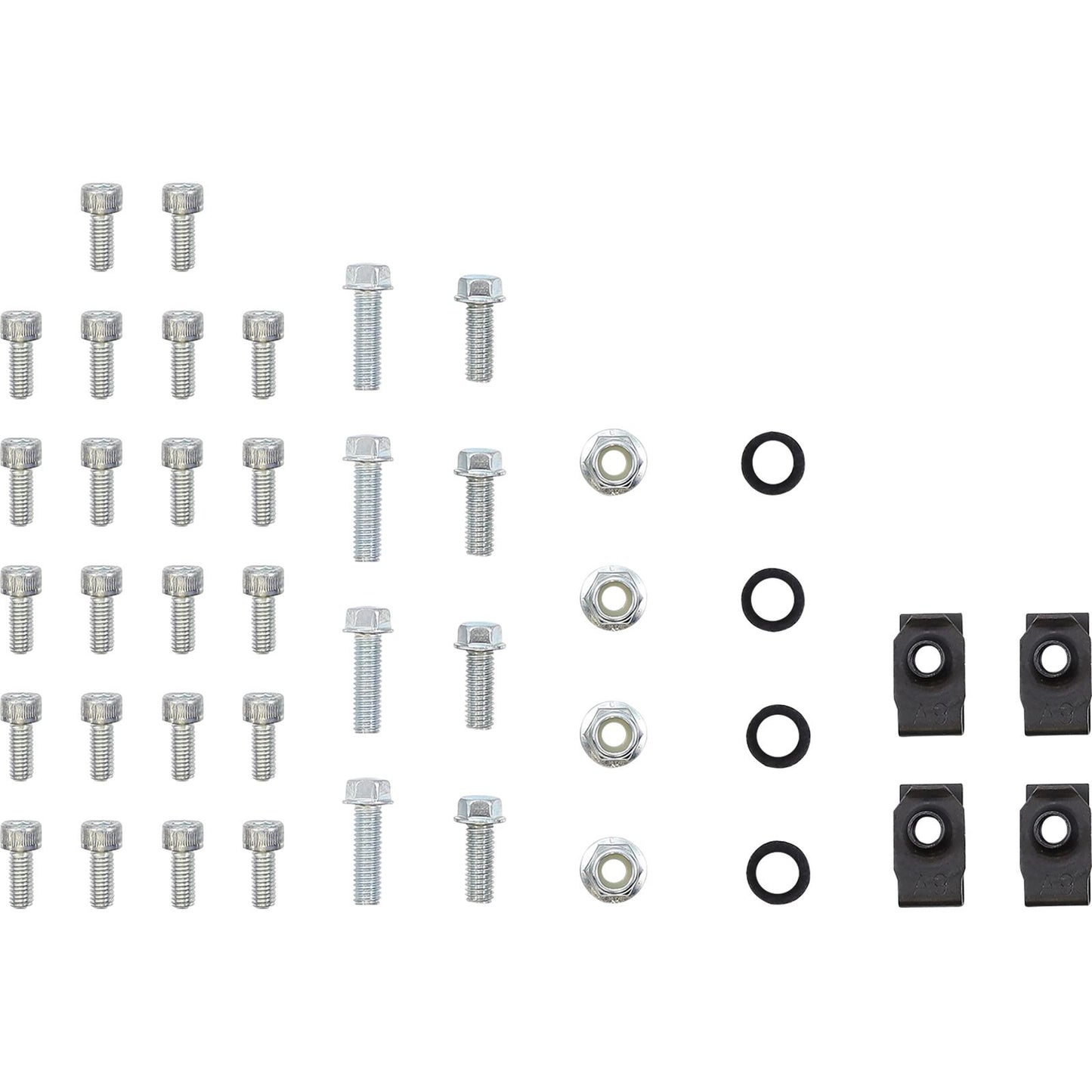 Moose Offroad Billet Radiator Guards - Silver for Honda 12-6021_1130201