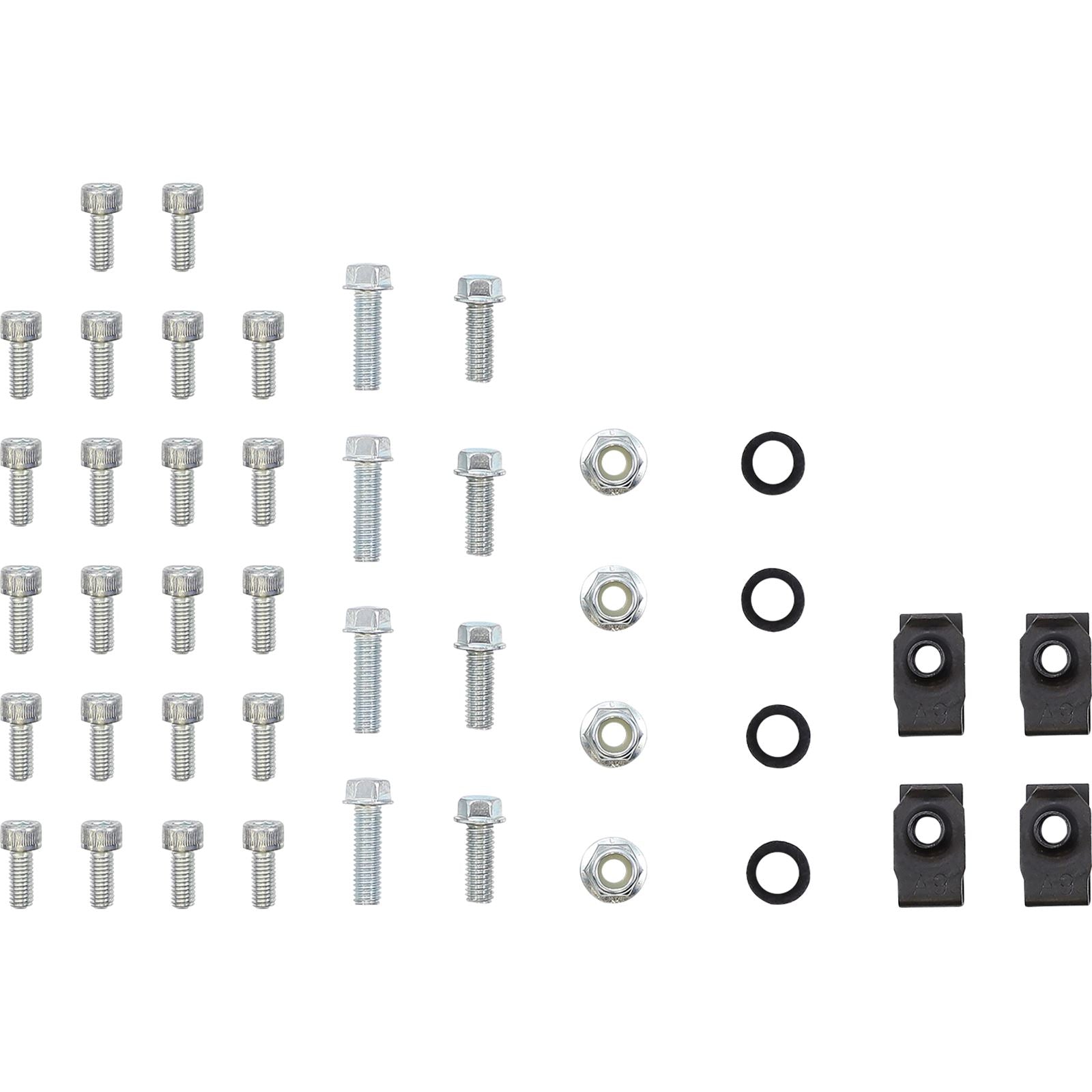 Moose Offroad Billet Radiator Guards - Silver for Honda 12-6021_1130201