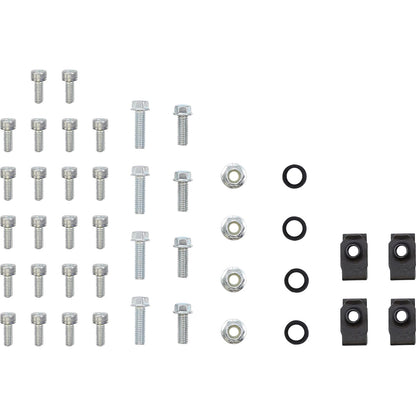 Moose Offroad Billet Radiator Guards - Silver for Honda 12-6021_1130201