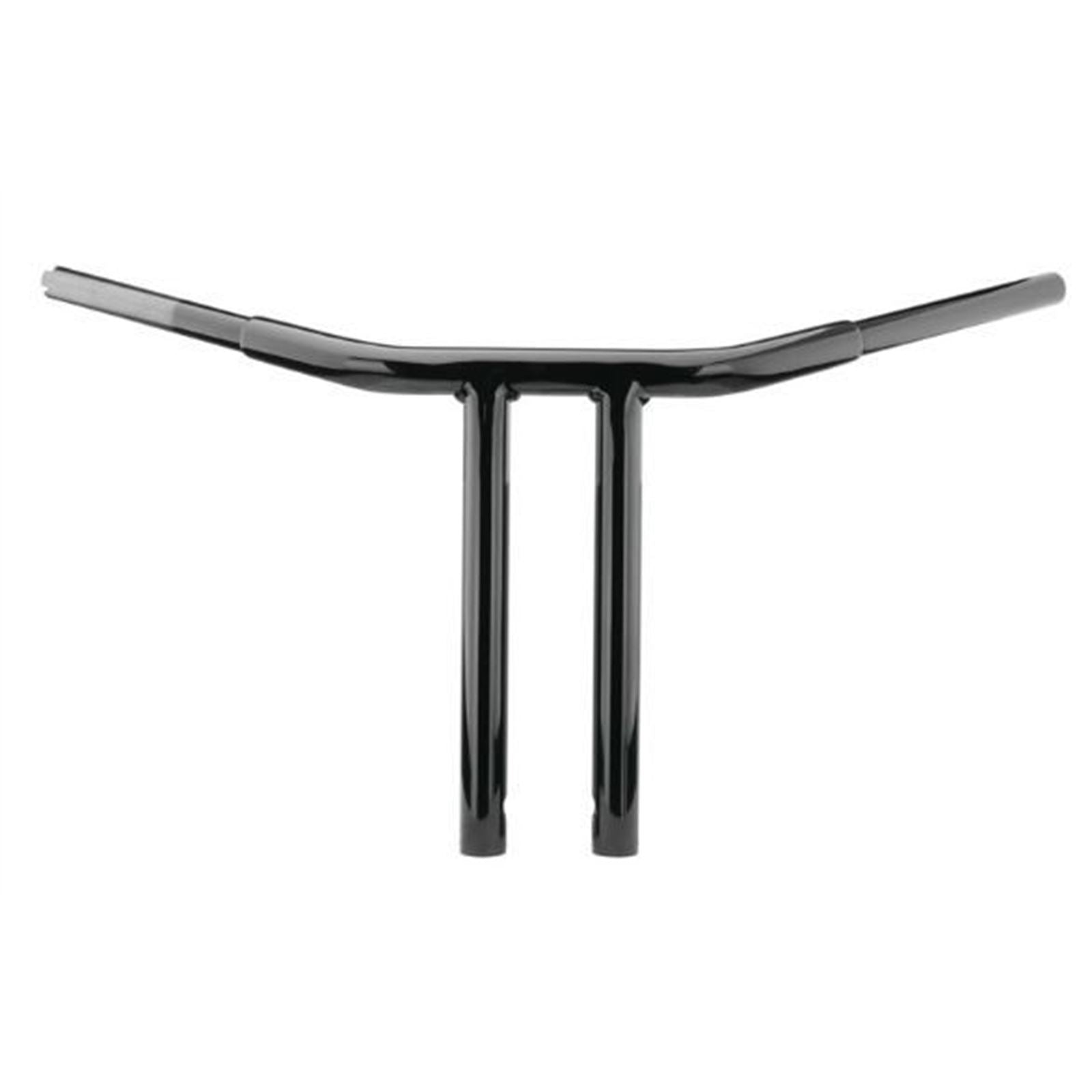 Biker's Choice 1-1/4" Straight T-Handlebar 12", Black 402257-FBW-B_946090