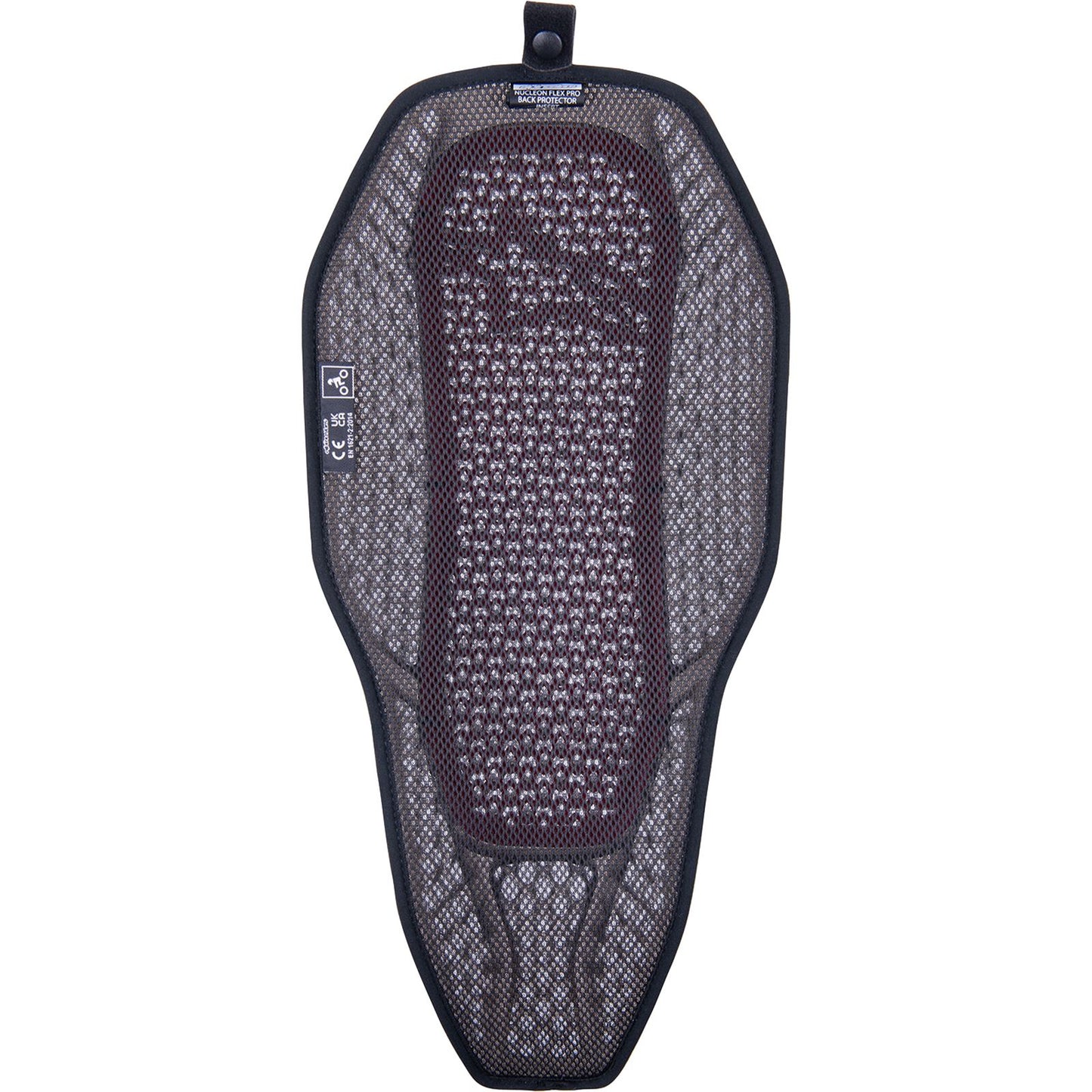Alpinestars Nucleon Flex Proi Full Back Protection Insert - Smoke/Red - Large [MPN: 6526323-003-L]_1097907