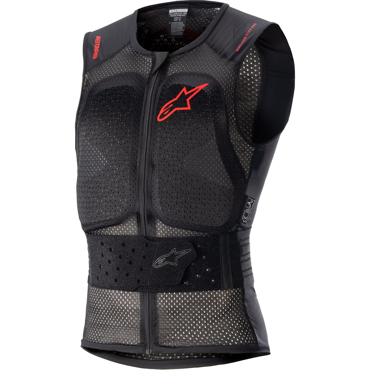 Alpinestars Nucleon Flex Pro Protection Vest - Black/Red - Large [MPN: 6508123-009-L]_1097900
