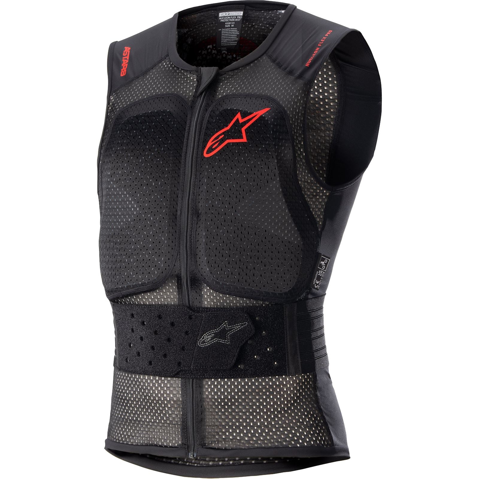 Alpinestars Nucleon Flex Pro Protection Vest - Black/Red - Large [MPN: 6508123-009-L]_1097900