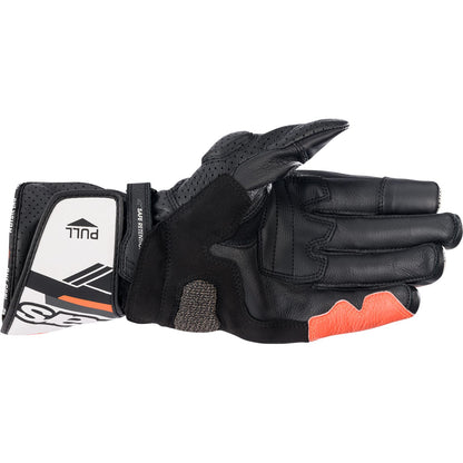 Alpinestars SP-8 V3 Gloves - Black/White/Fluorescent Red - XL [MPN: 3558321-1231-XL]_1097531