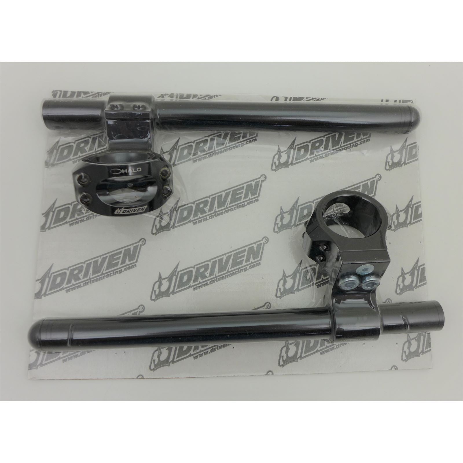 Driven Handlebar Clip-On Halo Risers - 41 mm - Black OPEN BOX [MPN: DHCLOR41BK]_936173