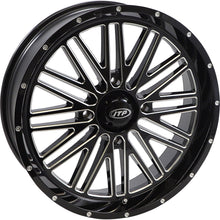 ITP Momentum Wheel - Front/Rear - Black/Milled - 22x6.5 - 4/137 - 4+2.5 2222784731B_1134056