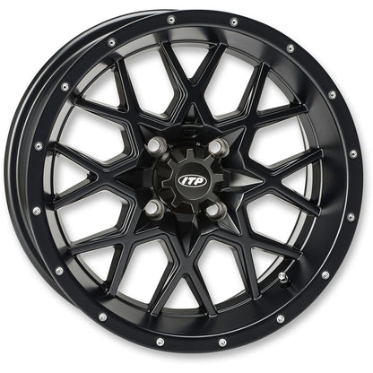 ITP Wheel - Hurricane - Front/Rear - Black - 15x7 - 5/4.5 - 6+1 1522762724B_1103710