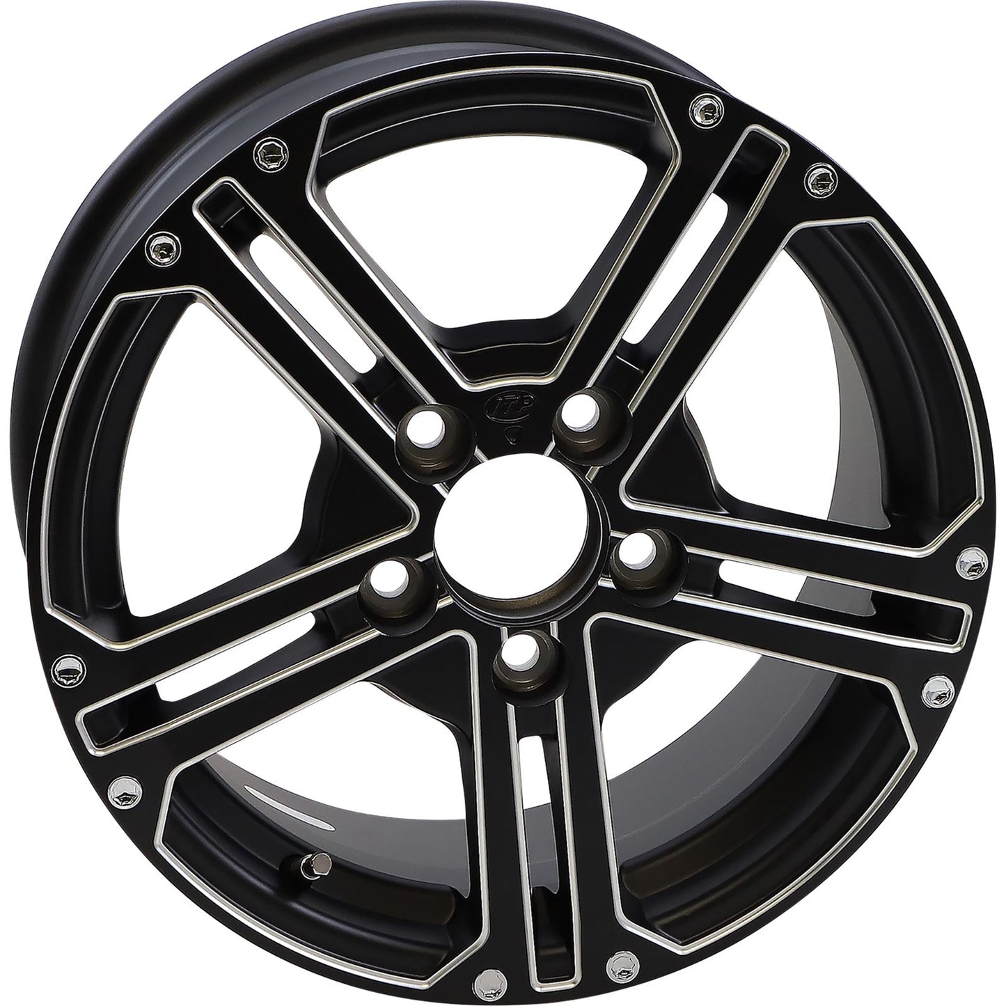 ITP Wheel - SS212 Alloy - Front/Rear - Milled Black - 15x7 - 5/4.5 - 6+1 1522761727B_1136145