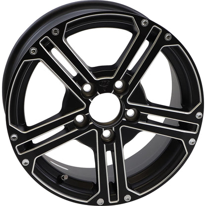 ITP Wheel - SS212 Alloy - Front/Rear - Milled Black - 15x7 - 5/4.5 - 6+1 1522761727B_1136145