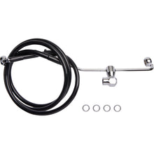 Drag Specialties Brake Line - Rear - Non-ABS - Black 1741-6339_1174675