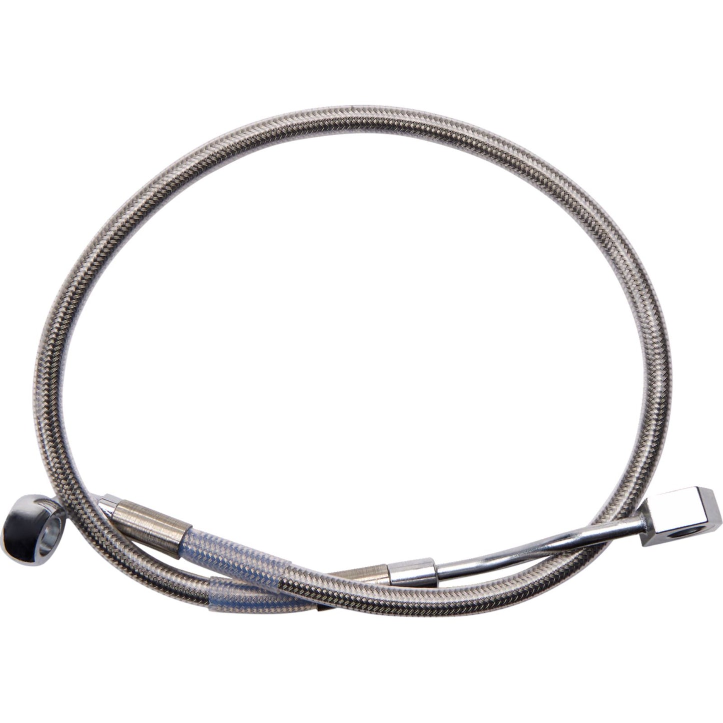 Drag Specialties Brake Line - Rear - ABS - Stainless Steel 1741-6344_1390230