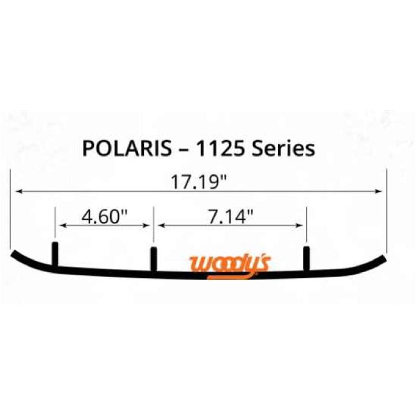 Woodys ACE Carbide Runner - 8" X 60° Turning - 1 1/2" End Pad with Hard Weld AP8-1125_1437770