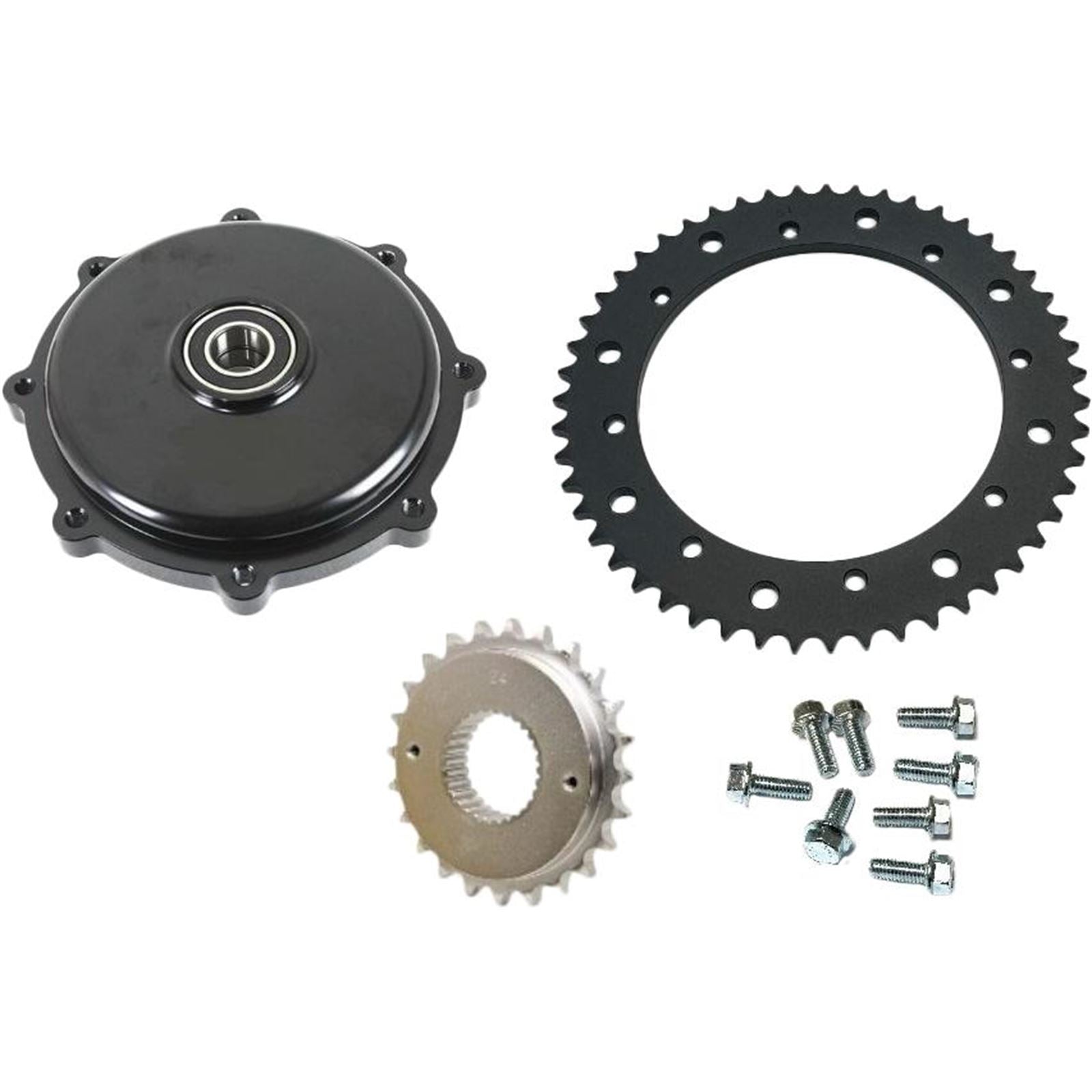 Harddrive Cush Drive Chain Conversions Kit - Black `17-UP FLH/FLT 201409_1485674