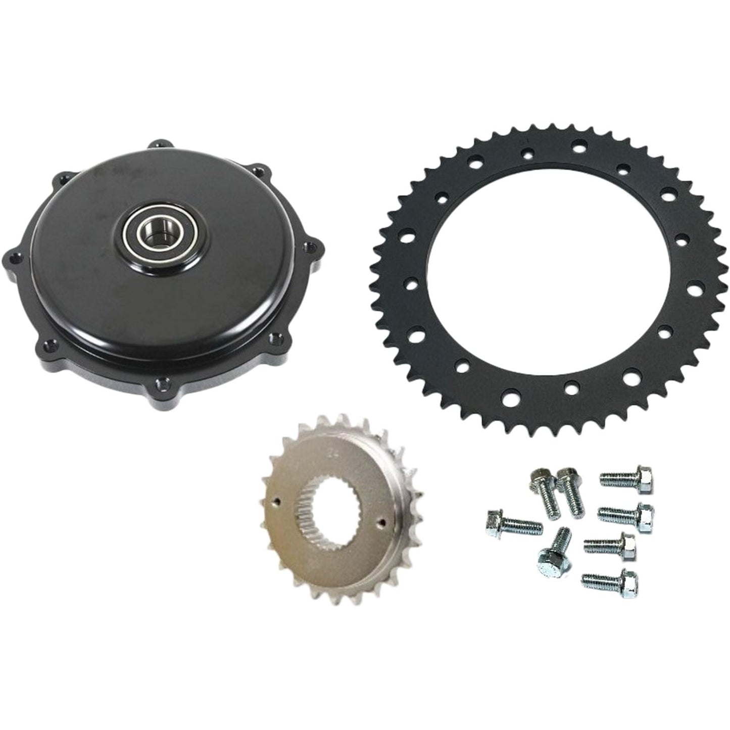 Harddrive Cush Drive Chain Conversions Kit - Black `09-16 FLT 201406_1100404