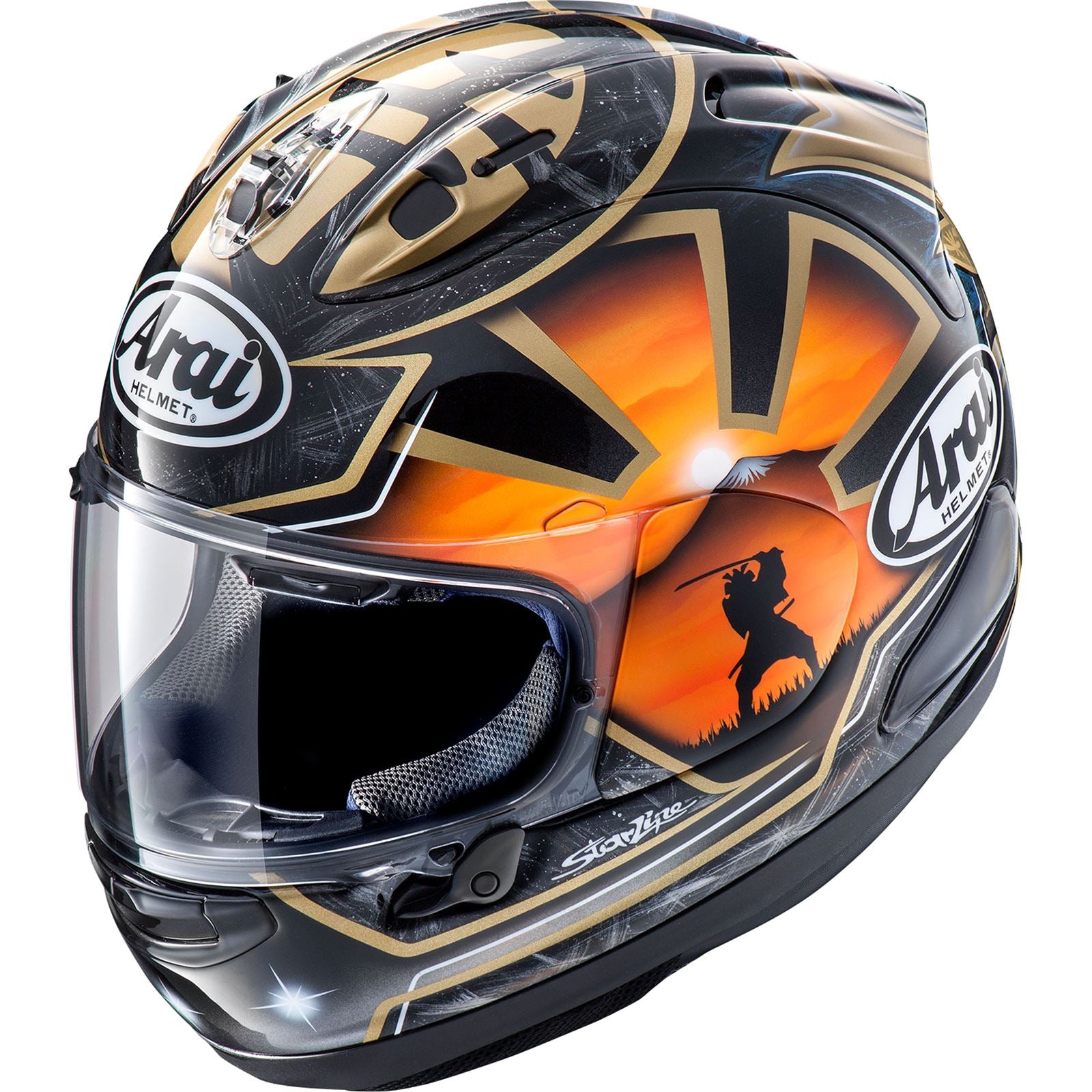 Arai Corsair-X Helmet - Dani Samurai-2 - Black_1100625