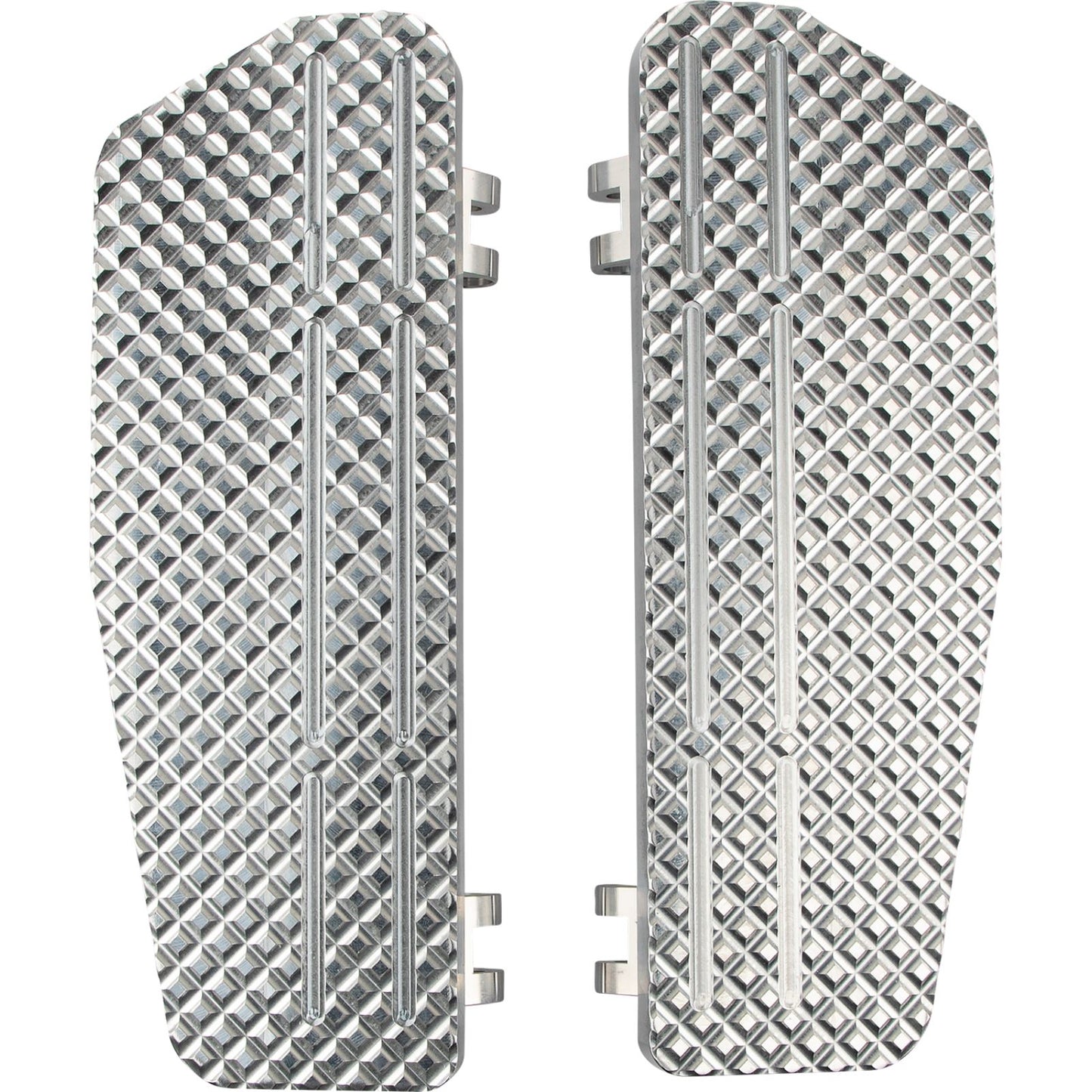 LA Choppers County Line Billet Floorboards - Raw - FL for Harley-Davidson [MPN: LA-P101-00]_1150363
