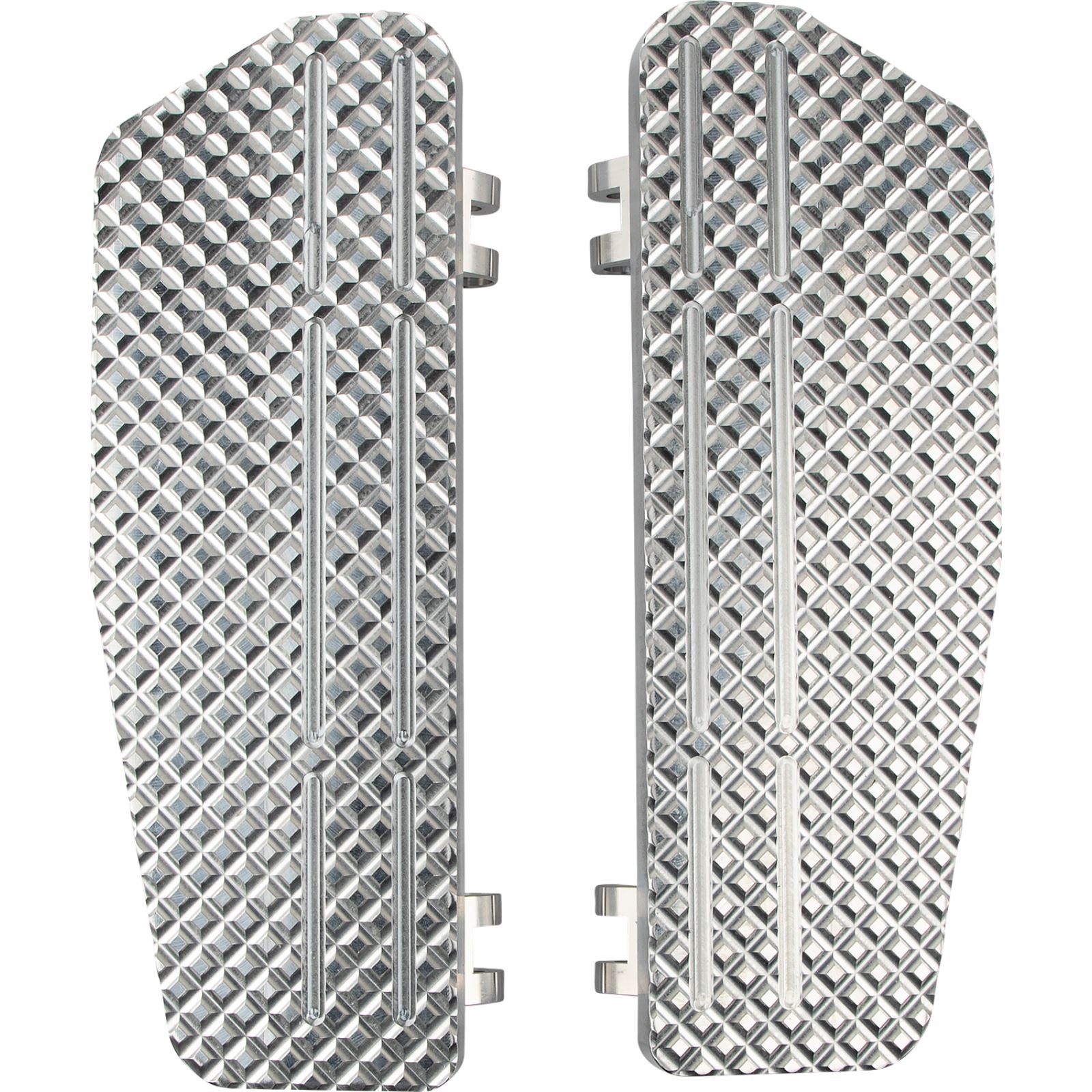 LA Choppers County Line Billet Floorboards - Raw - FL for Harley-Davidson [MPN: LA-P101-00]_1150363