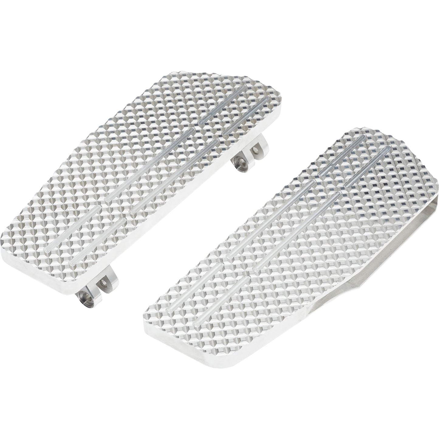 LA Choppers County Line Billet Floorboards - Raw - FL for Harley-Davidson [MPN: LA-P101-00]_1150365