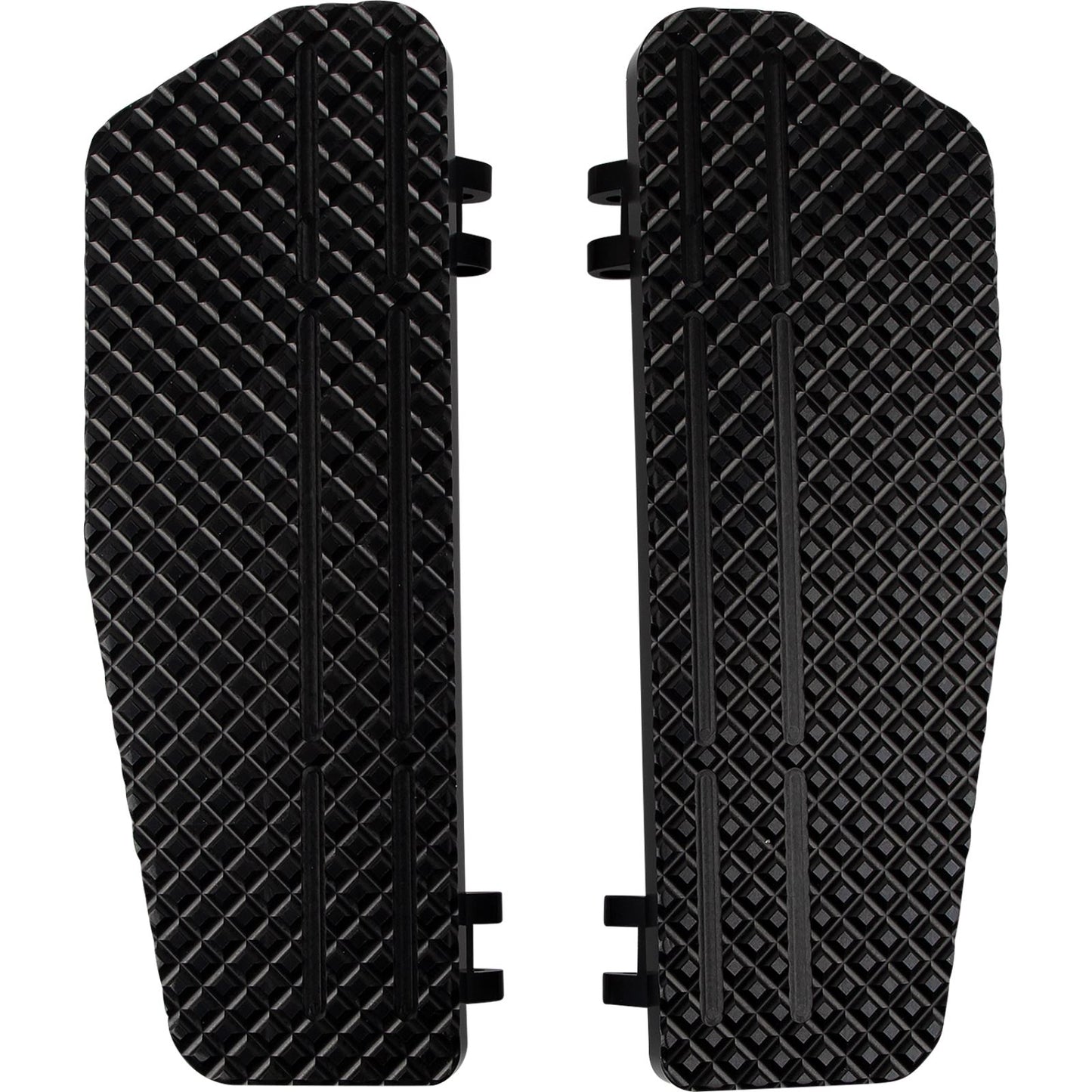 LA Choppers County Line Billet Floorboards - Black - FL for Harley-Davidson [MPN: LA-P101-00B]_1150366