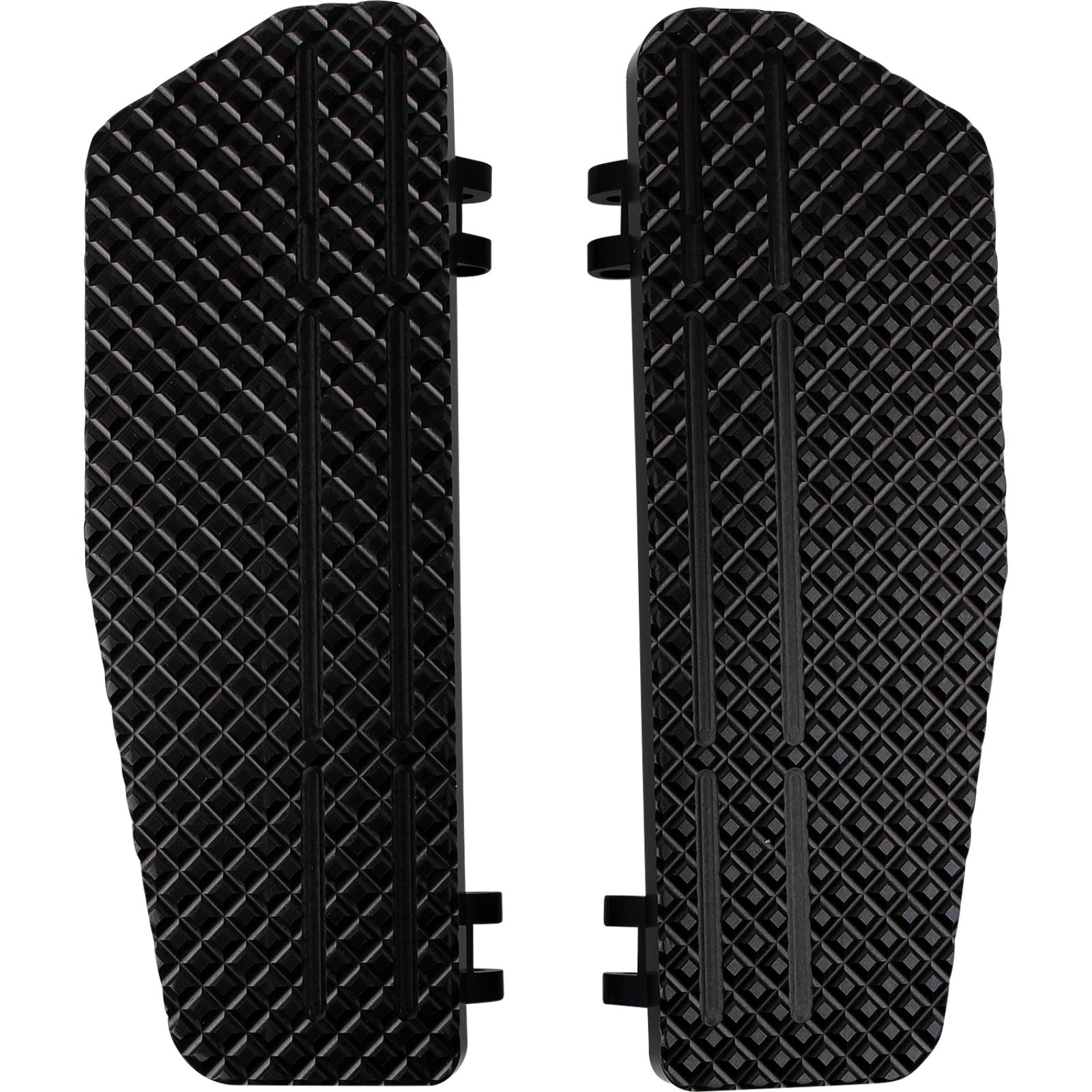 LA Choppers County Line Billet Floorboards - Black - FL for Harley-Davidson [MPN: LA-P101-00B]_1150366