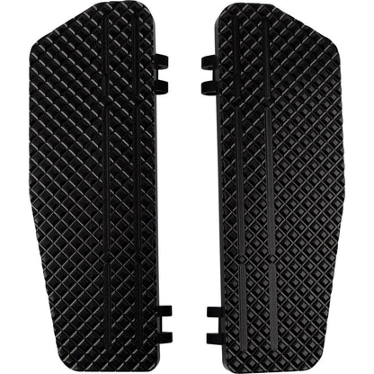 LA Choppers County Line Billet Floorboards - Black - FL for Harley-Davidson [MPN: LA-P101-00B]_1150366