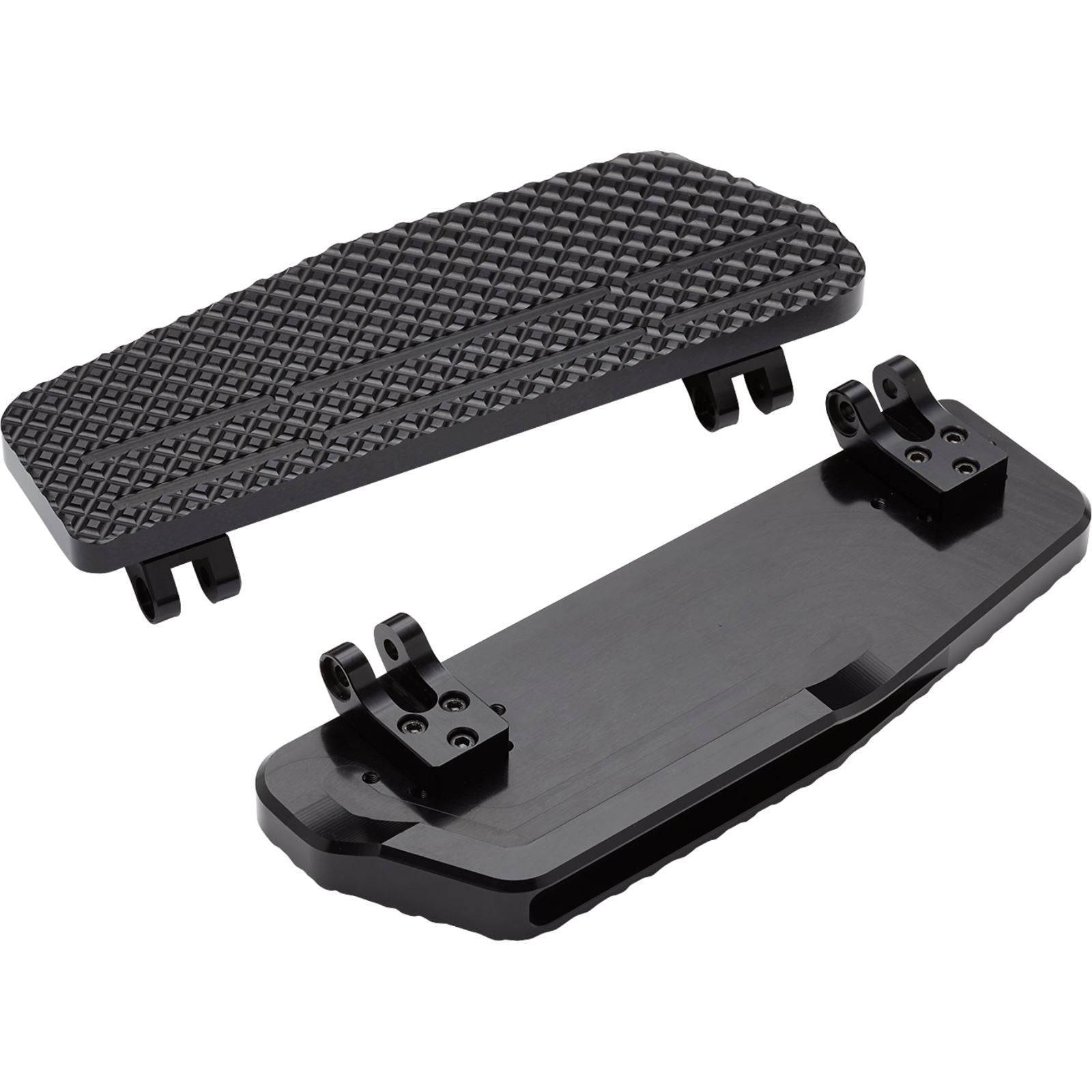 LA Choppers County Line Billet Floorboards - Black - FL for Harley-Davidson [MPN: LA-P101-00B]_1150367
