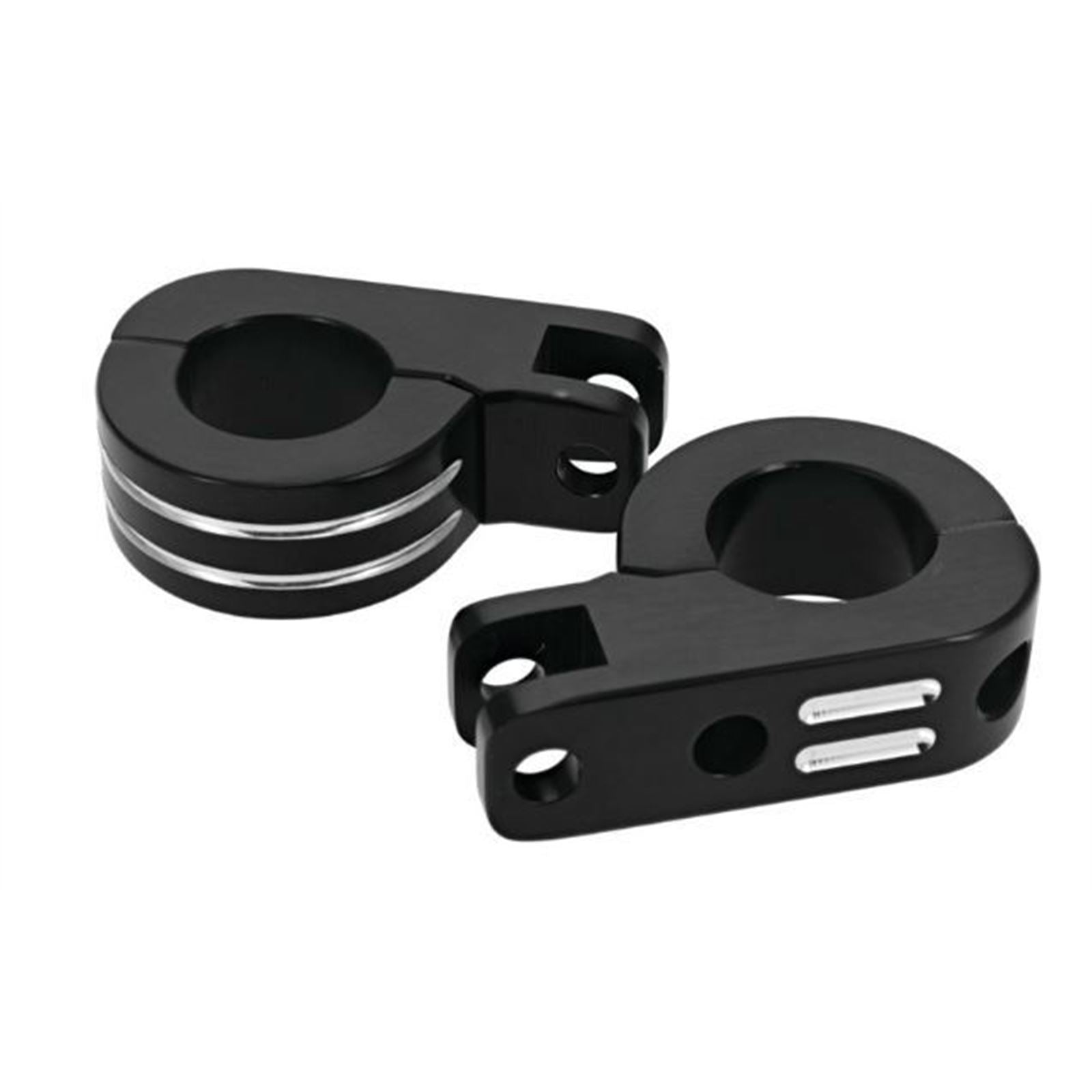 Biker's Choice Billet Highway Peg Mounts - Black NC-6121-BC_946483