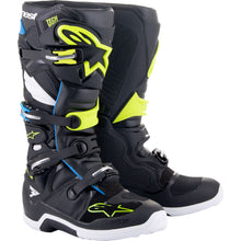 Alpinestars Tech 7 Boots - Black/Enamel Blue/Flo Yellow - Size 6 [MPN: 2012014-1795-6]_1102287
