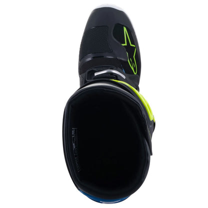 Alpinestars Tech 7 Boots - Black/Enamel Blue/Flo Yellow - Size 6 [MPN: 2012014-1795-6]_1150701